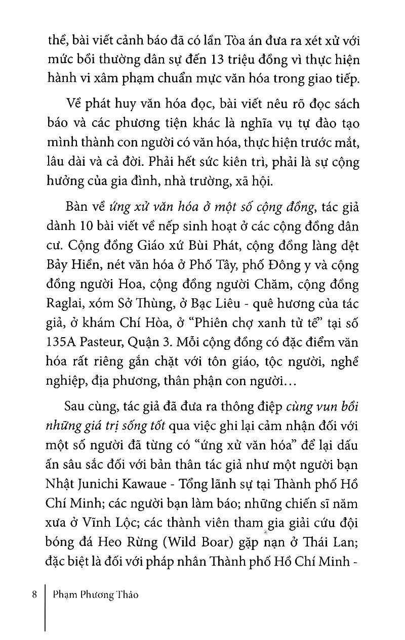 chuyện về ứng xử văn hóa