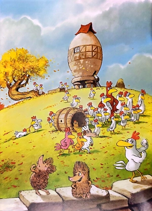 chuyện xóm gà - chẳng ai nhát như cáy ở xóm gà