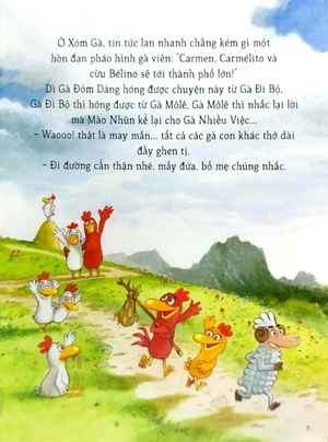 chuyện xóm gà - nàng gà ngủ trong rừng