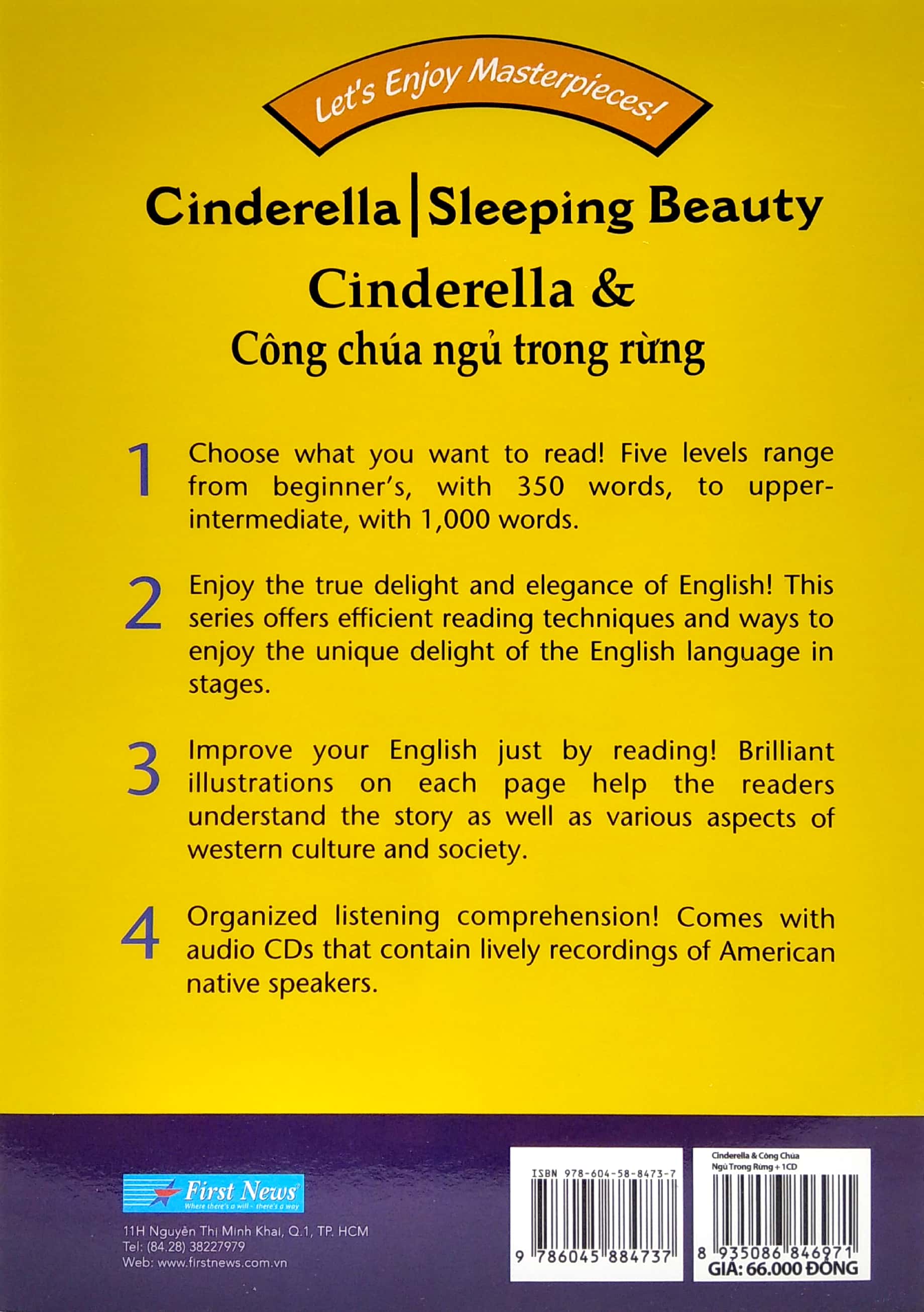 cinderella & công chúa ngủ trong rừng (kèm cd)