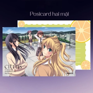 citrus - tập 2 - bản đặc biệt - tặng kèm postcard hai mặt + peekaboo card + hologram illustration card + lót chuột