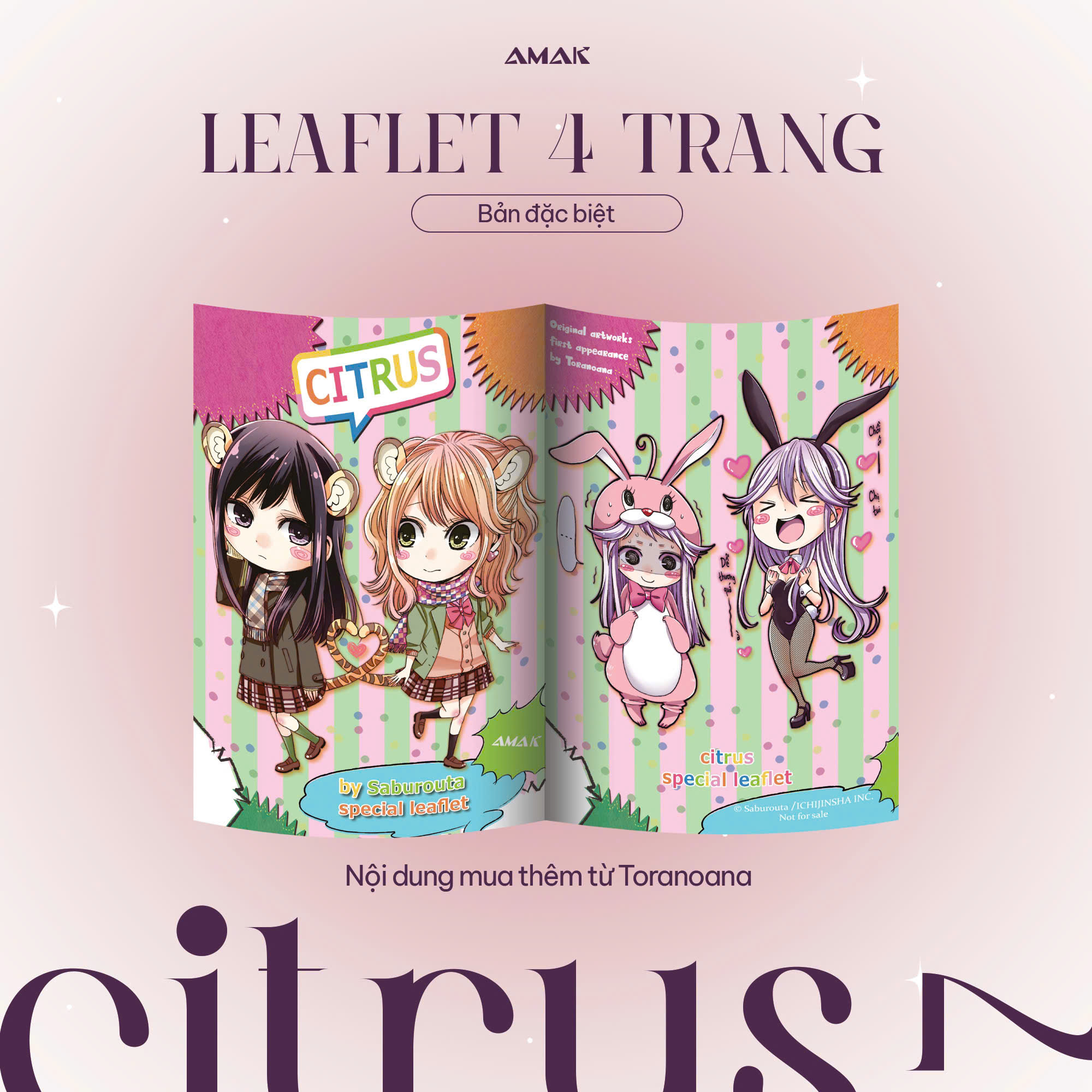 citrus - tập 7 - bản đặc biệt - tặng kèm hologram postcard hai mặt + leaflet 4 trang + poster a3 + set bùa cầu may acrylic charming + bộ lịch năm mới để bàn