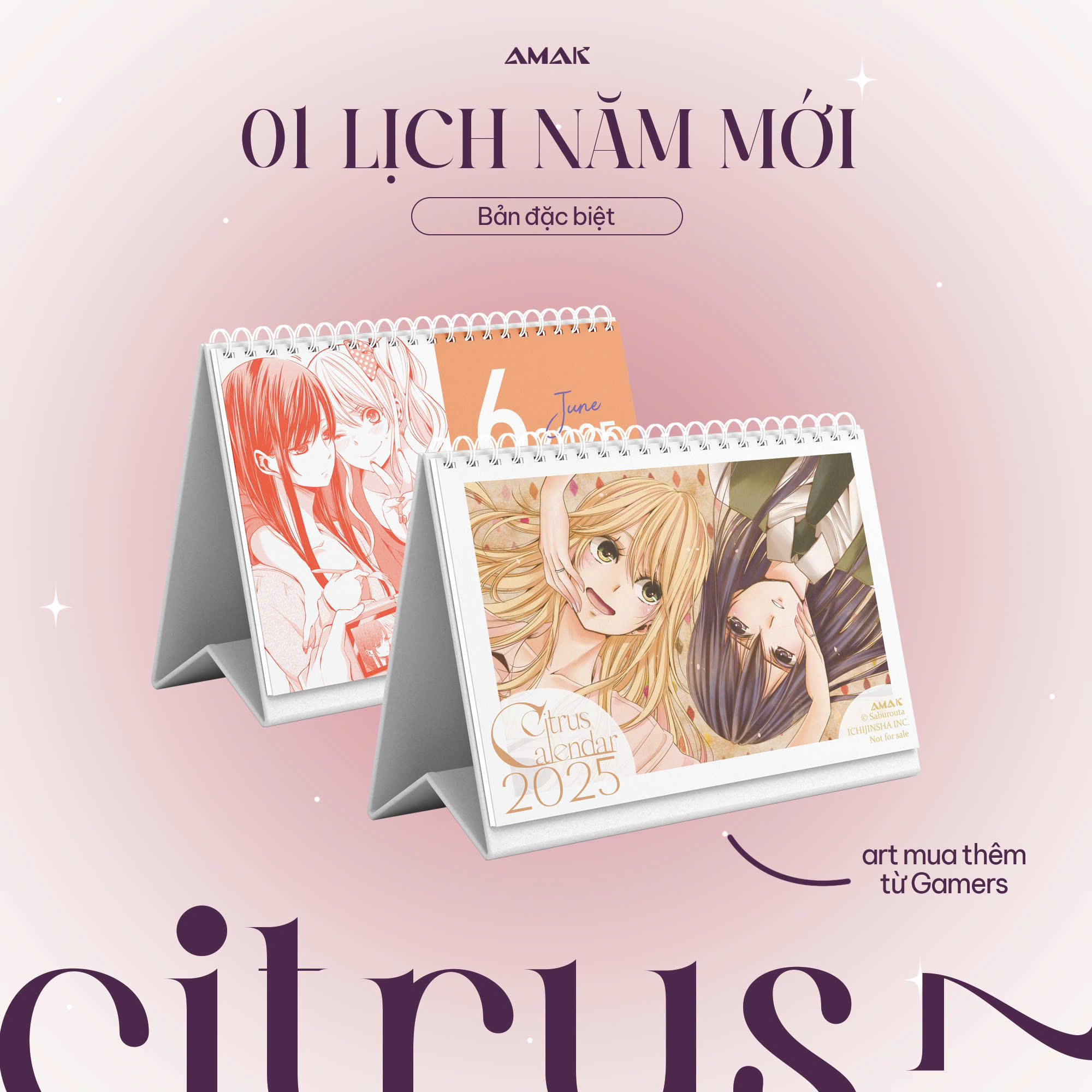 citrus - tập 7 - bản đặc biệt - tặng kèm hologram postcard hai mặt + leaflet 4 trang + poster a3 + set bùa cầu may acrylic charming + bộ lịch năm mới để bàn