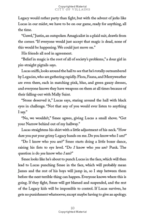 city of villains: book 1