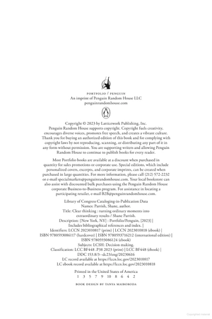 clear thinking - turning ordinary moments into extraordinary results