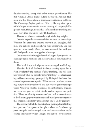 clear thinking - turning ordinary moments into extraordinary results