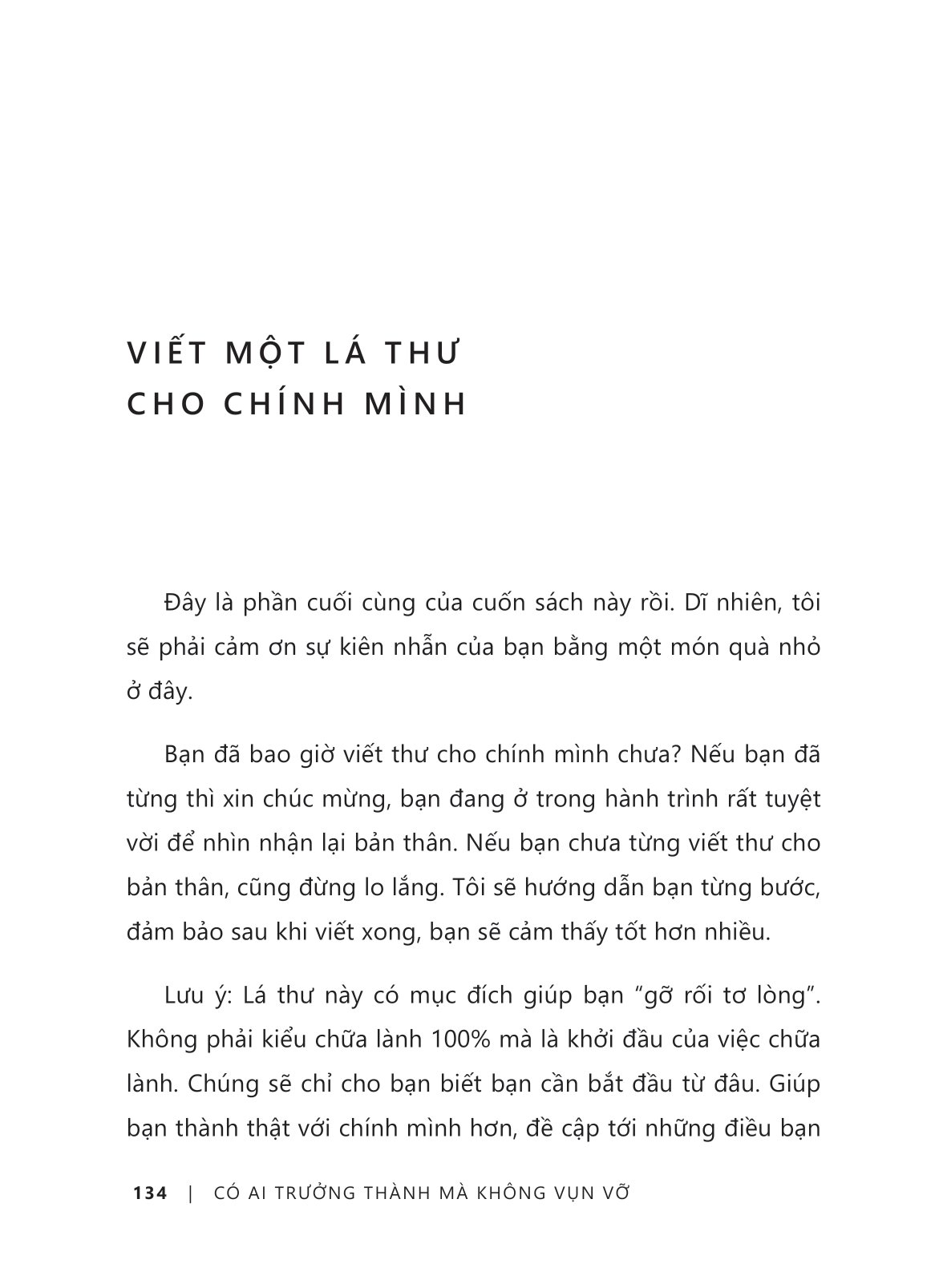có ai trưởng thành mà không vụn vỡ