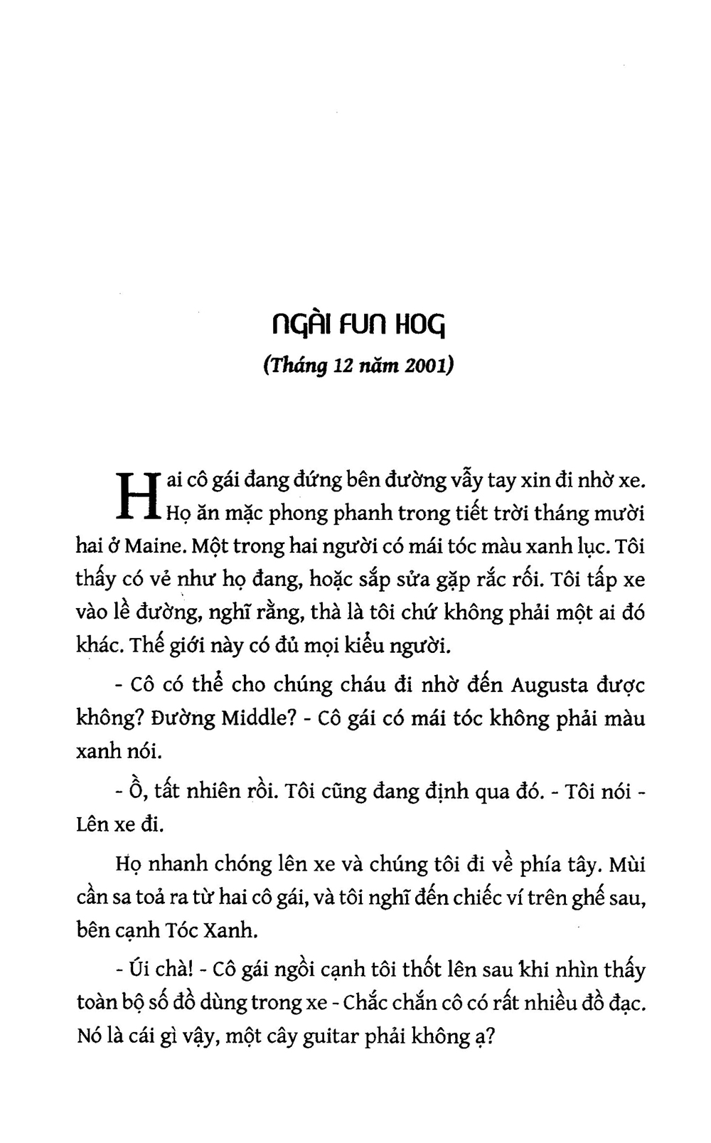 cô ấy không ở đó