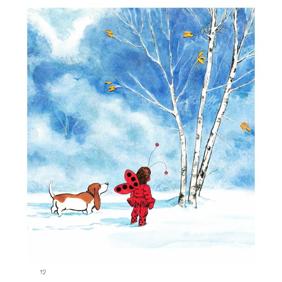 cô bé bọ rùa chơi đùa cùng tuyết - câu chuyện về tinh thần lạc quan