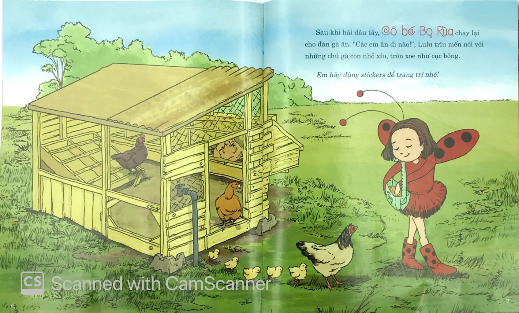 cô bé bọ rùa - cô bé bọ rùa về nông trại