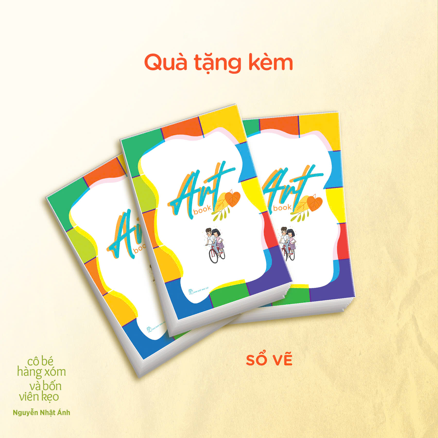 Co Be Hang Xom Va Bon Vien Keo - Bia Cung - Tang Kem Random 1 Trong 4 Mau Bookmark + Sticker + So Ve