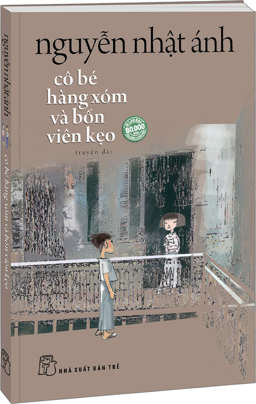 Co Be Hang Xom Va Bon Vien Keo - Tang Kem Random 1 Trong 4 Mau Bookmark + Sticker