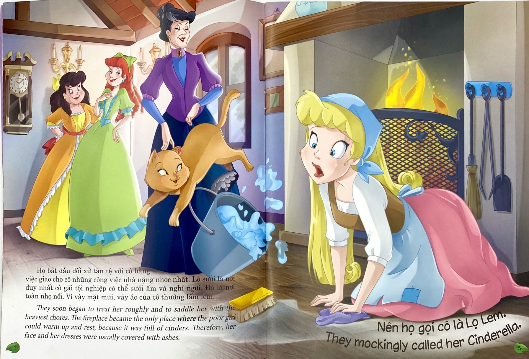 cô bé lọ lem - truyện song ngữ anh - việt