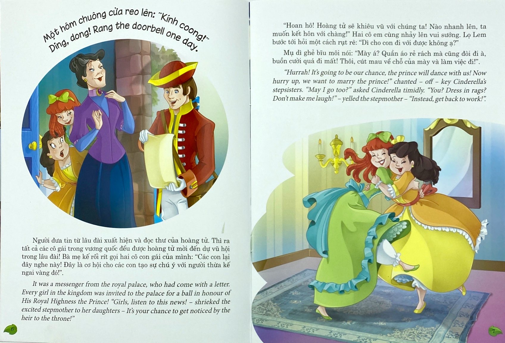 cô bé lọ lem - truyện song ngữ anh - việt