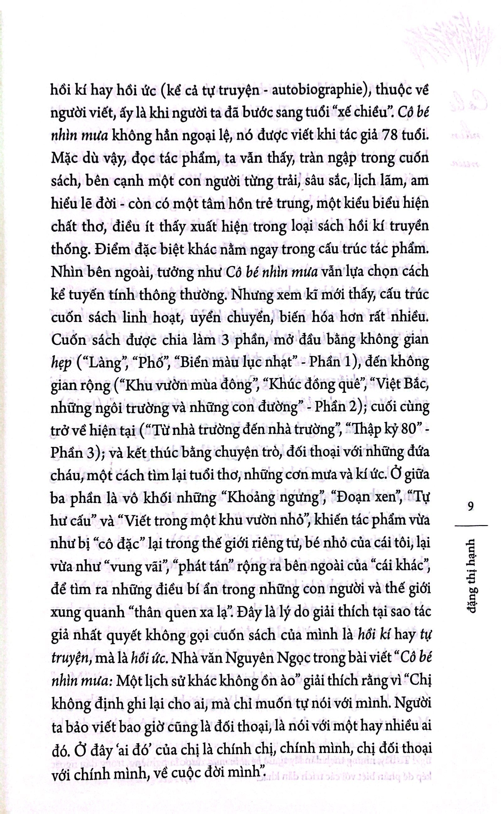 cô bé nhìn mưa (tái bản 2023)