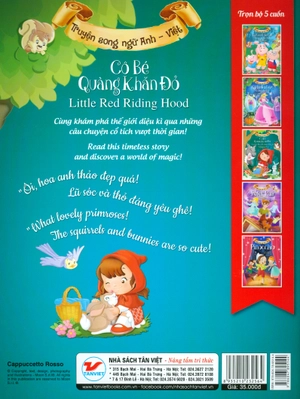 cô bé quàng khăn đỏ - truyện song ngữ anh - việt