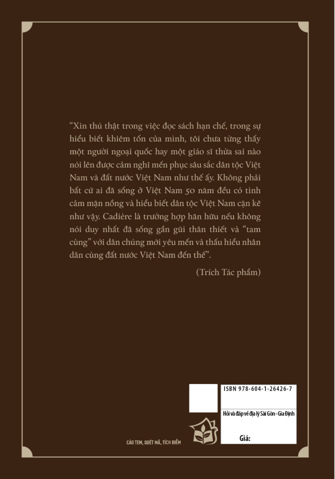 cố cả léopold cadière - từ việt nam học đến việt nam hóa