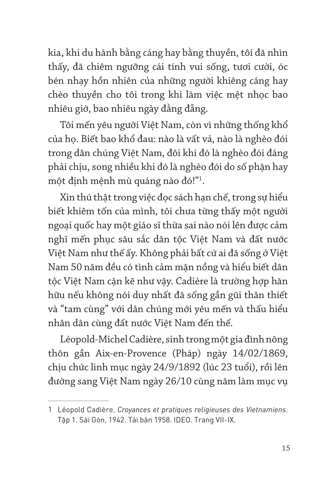 cố cả léopold cadière - từ việt nam học đến việt nam hóa