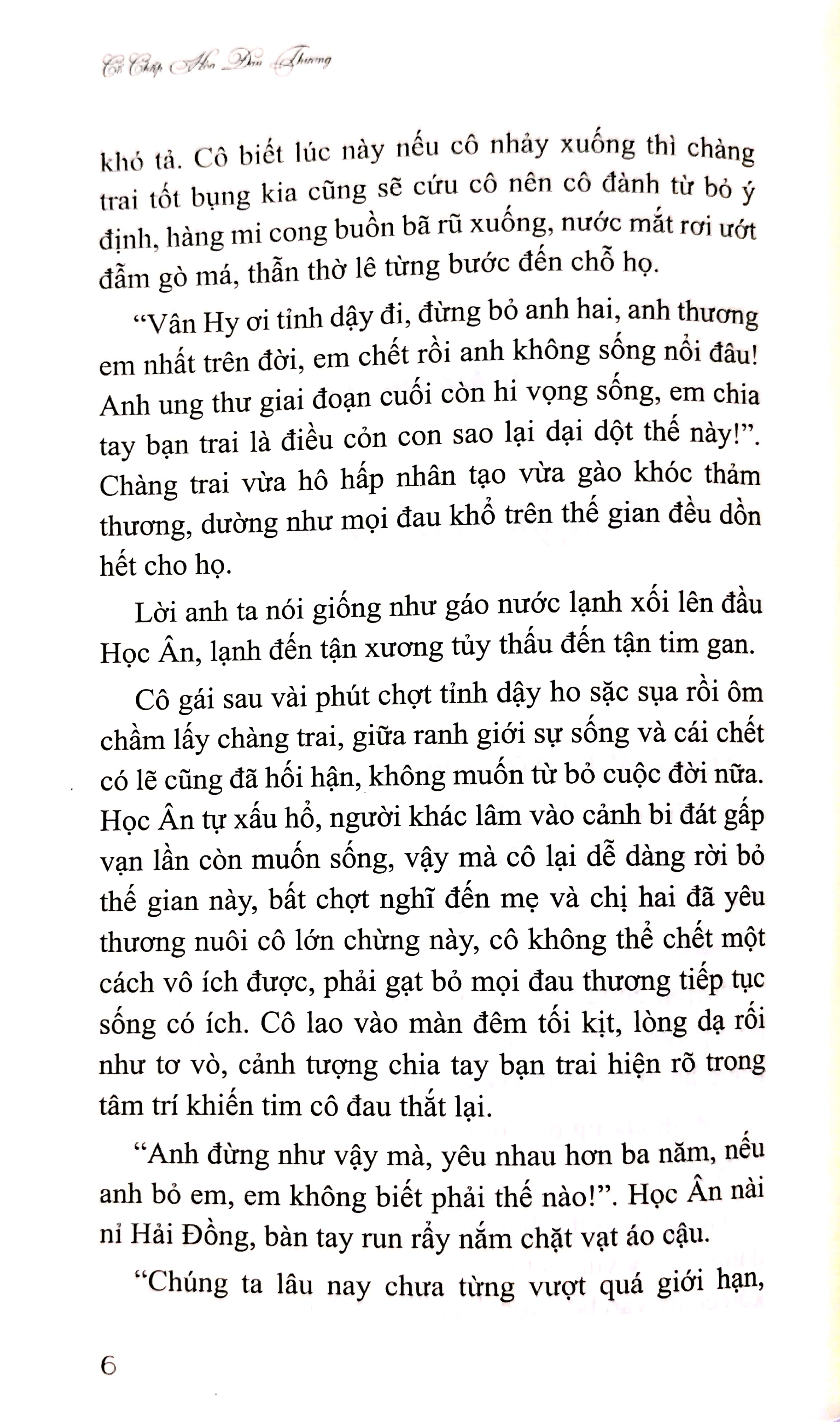 cố chấp hóa đau thương