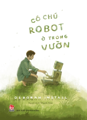 có chú robot ở trong vườn