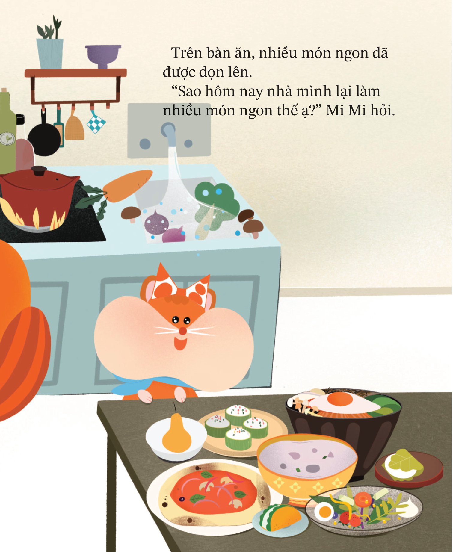 có chuyện gì hãy cứ nói với mẹ - con không thích thế!