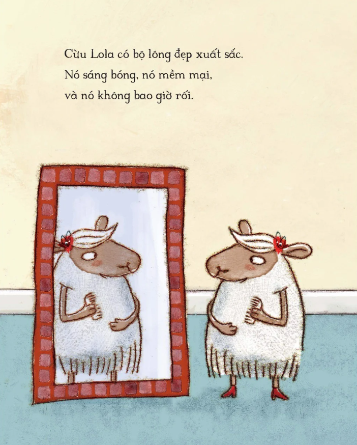 cô cừu ấp trứng