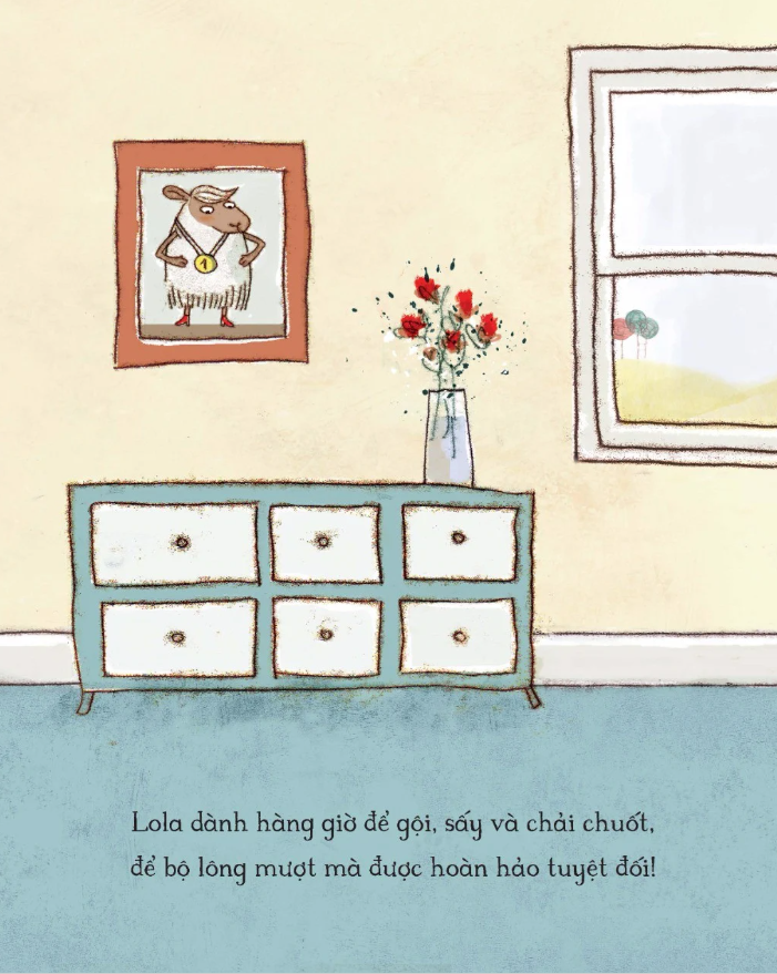 cô cừu ấp trứng