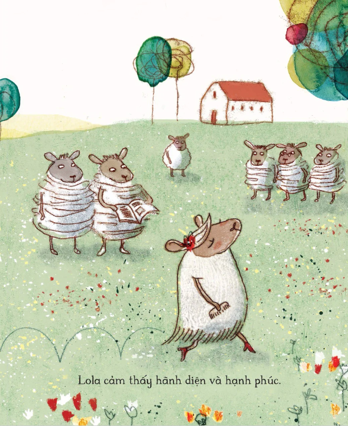 cô cừu ấp trứng