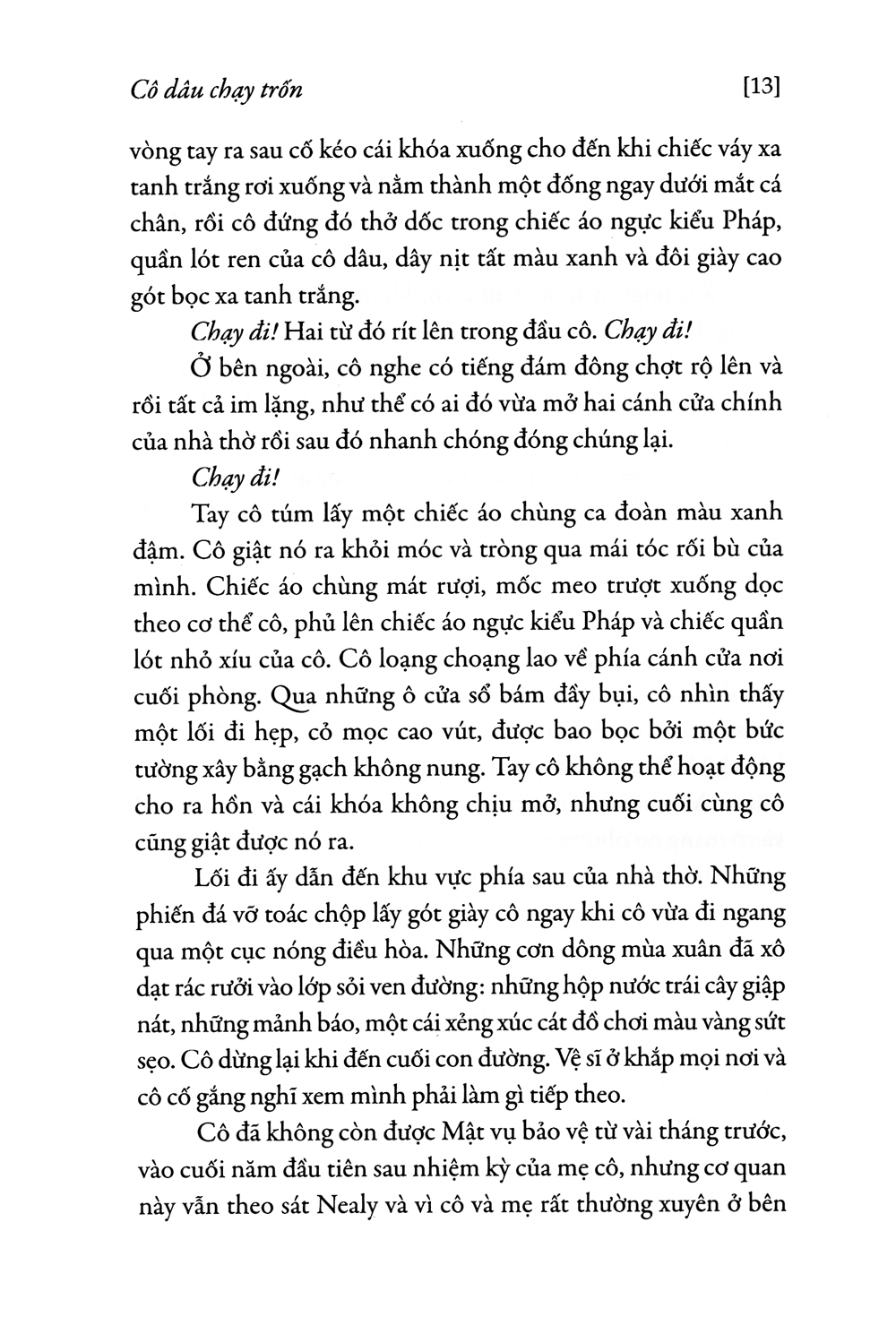 cô dâu chạy trốn