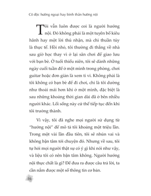 cô độc hướng ngoại hay bình thản hướng nội