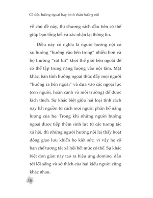 cô độc hướng ngoại hay bình thản hướng nội