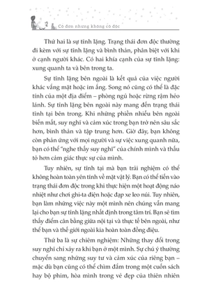 cô đơn nhưng không cô độc - hạnh phúc luôn bên ta