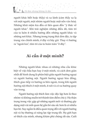 cô đơn nhưng không cô độc - hạnh phúc luôn bên ta