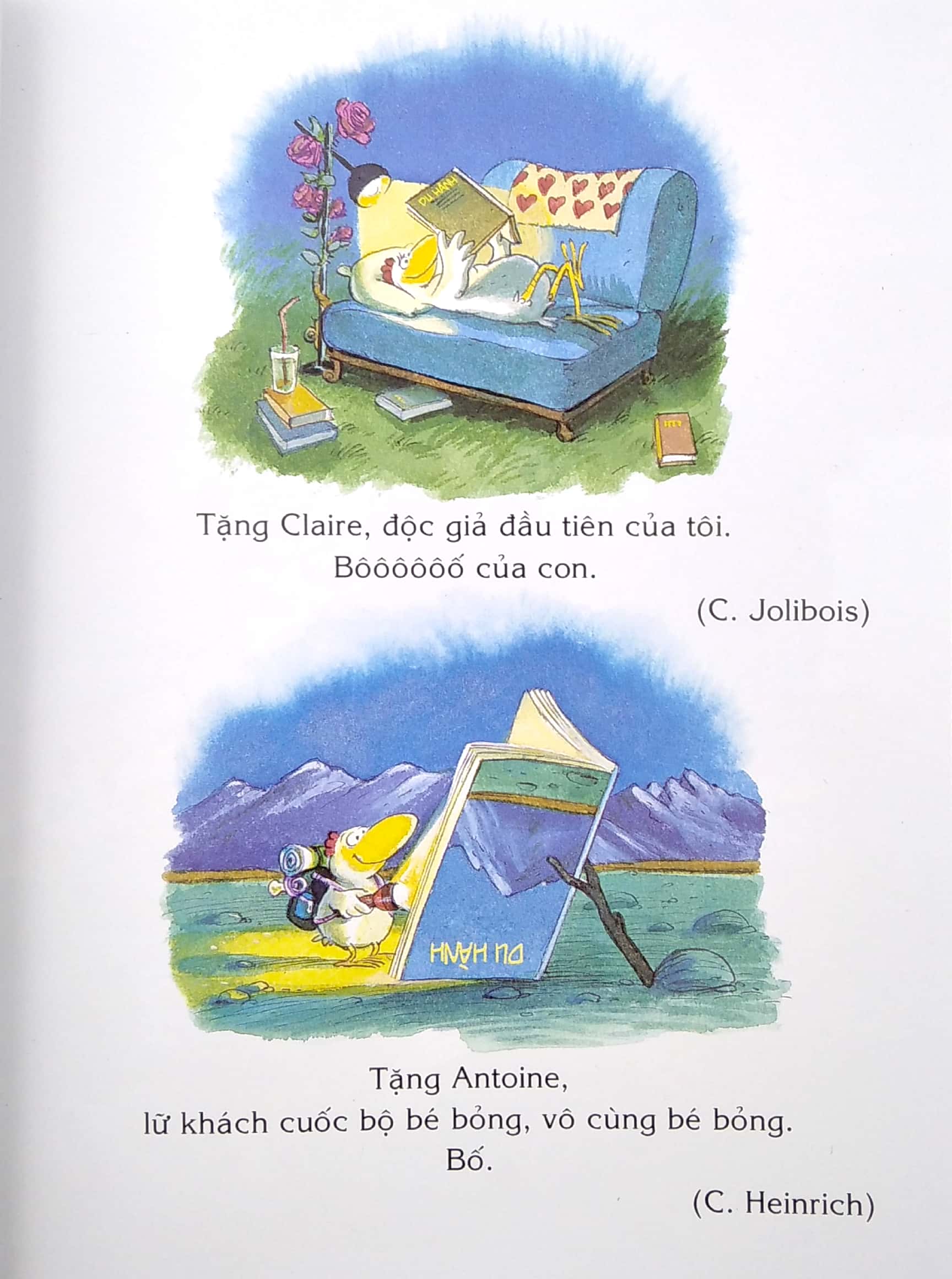 cô gà mái muốn ngắm biển