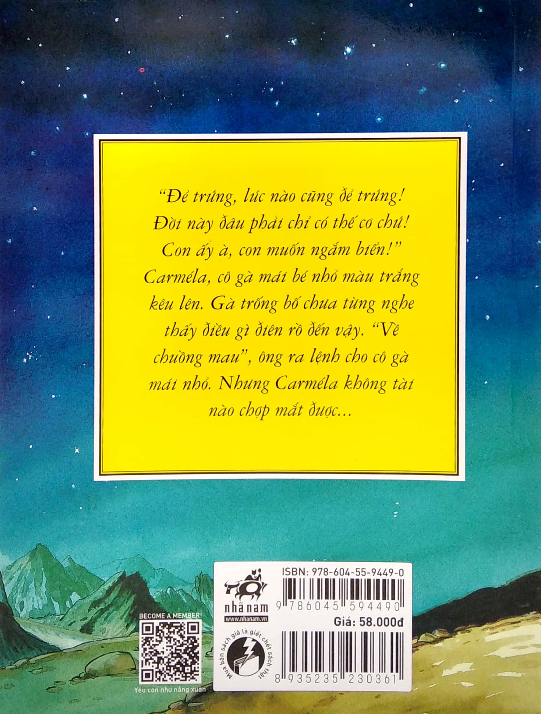 cô gà mái muốn ngắm biển