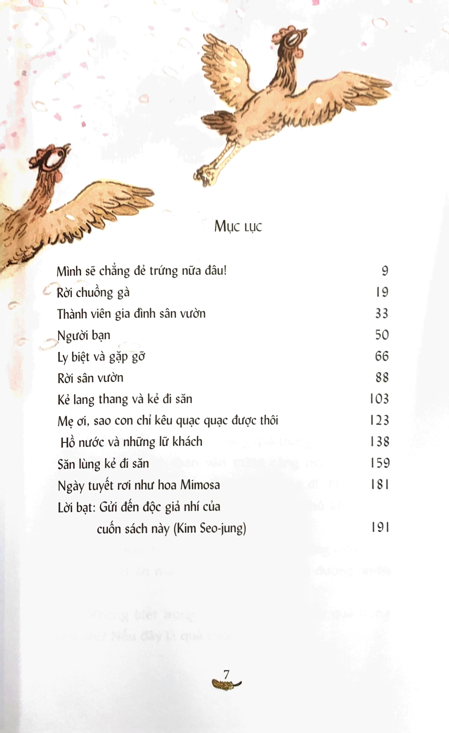 cô gà mái xổng chuồng