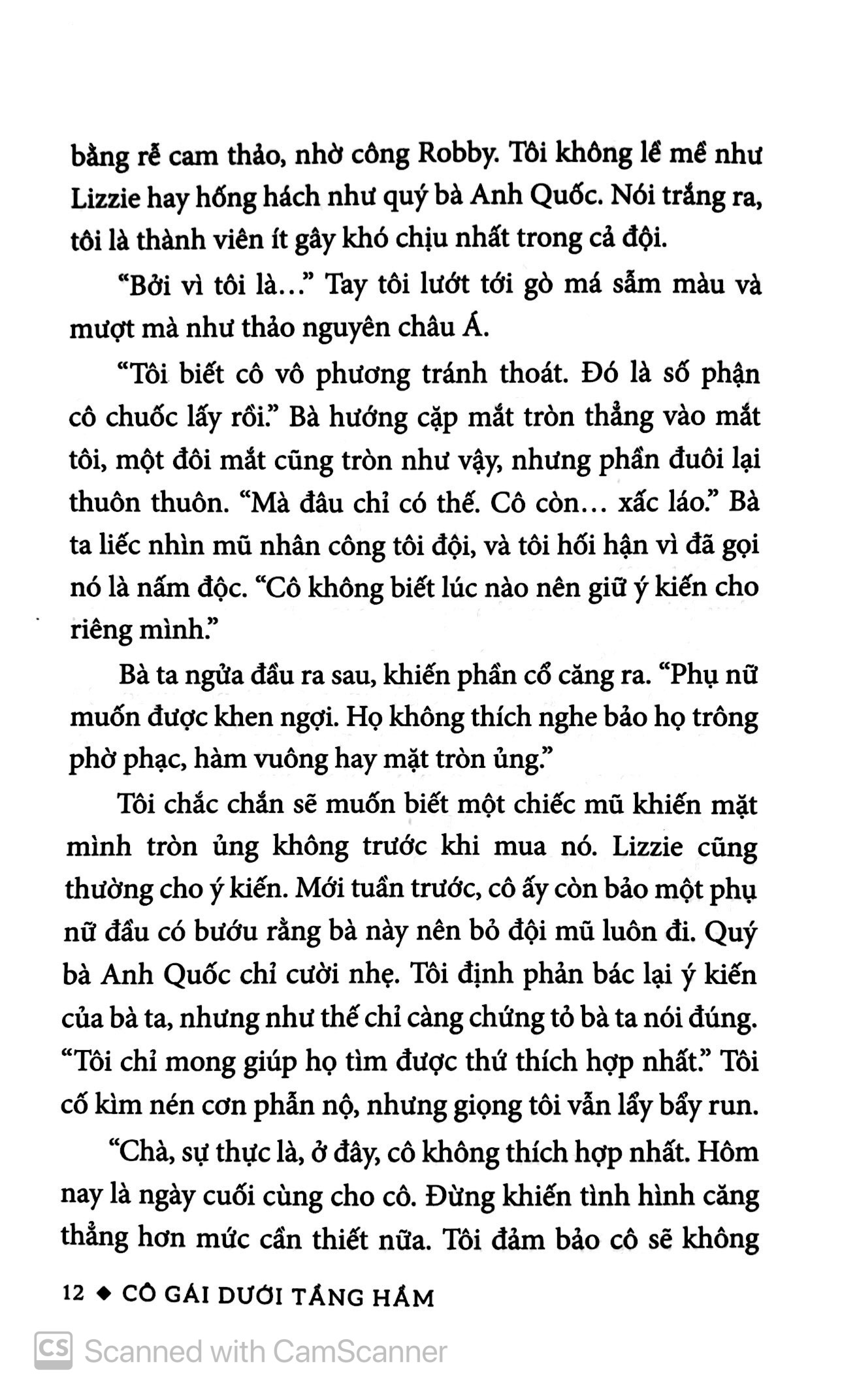 cô gái dưới tầng hầm