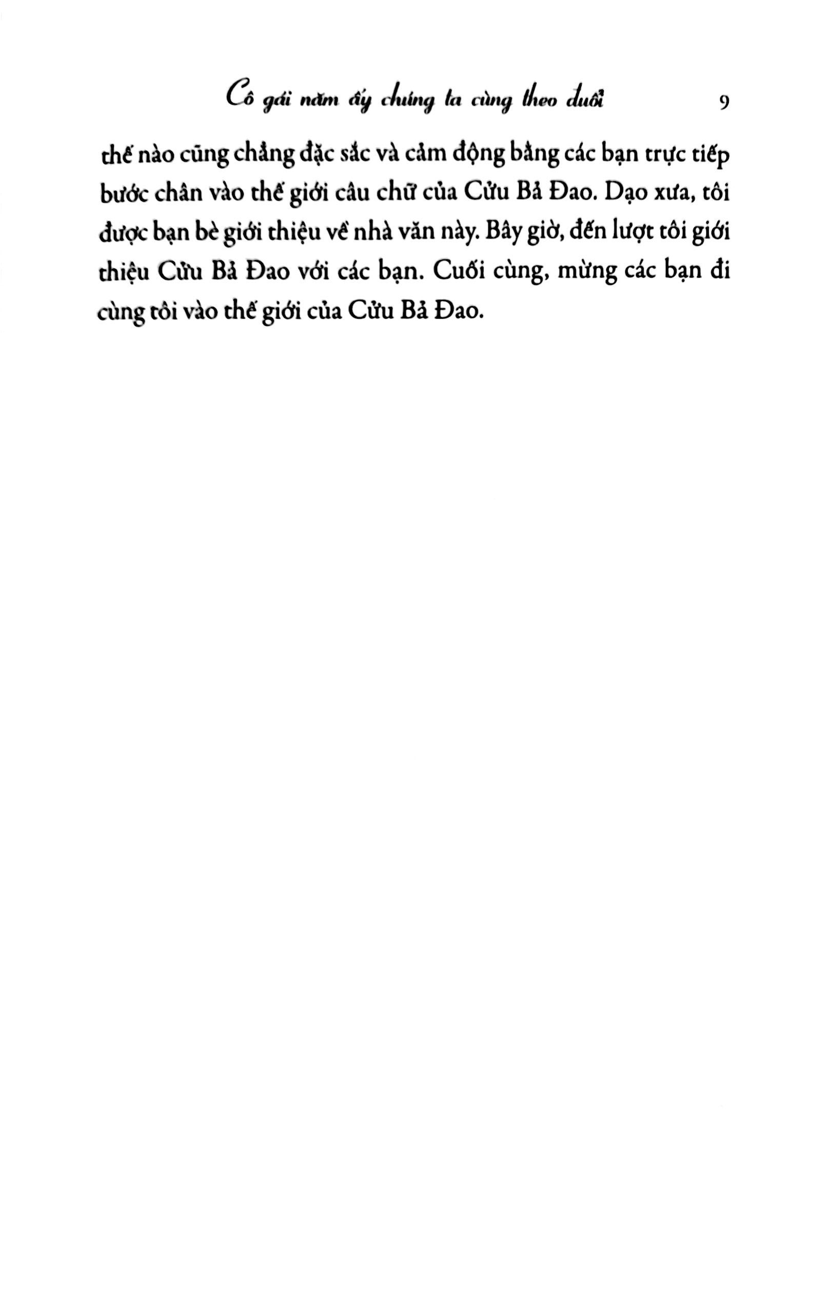 cô gái năm ấy chúng ta cùng theo đuổi (tái bản 2019)