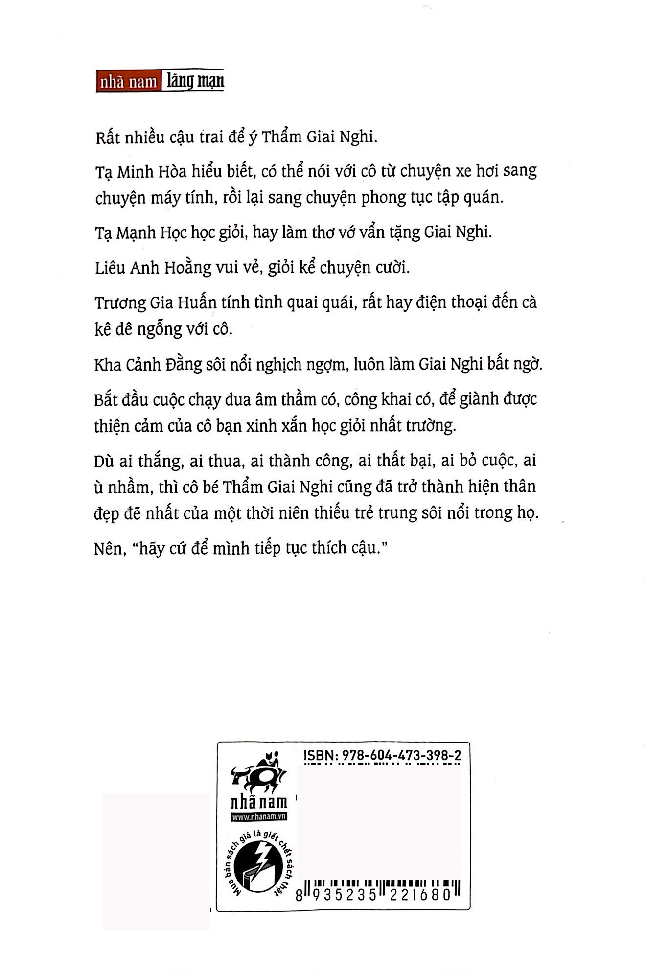 cô gái năm ấy chúng ta cùng theo đuổi (tái bản 2019)