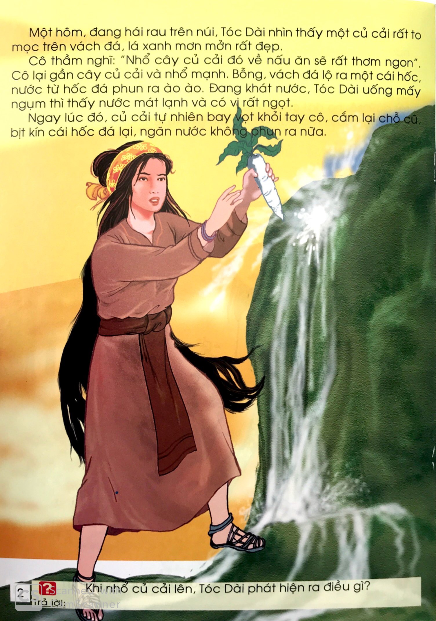 cô gái tóc dài - truyện cổ tích việt nam đặc sắc