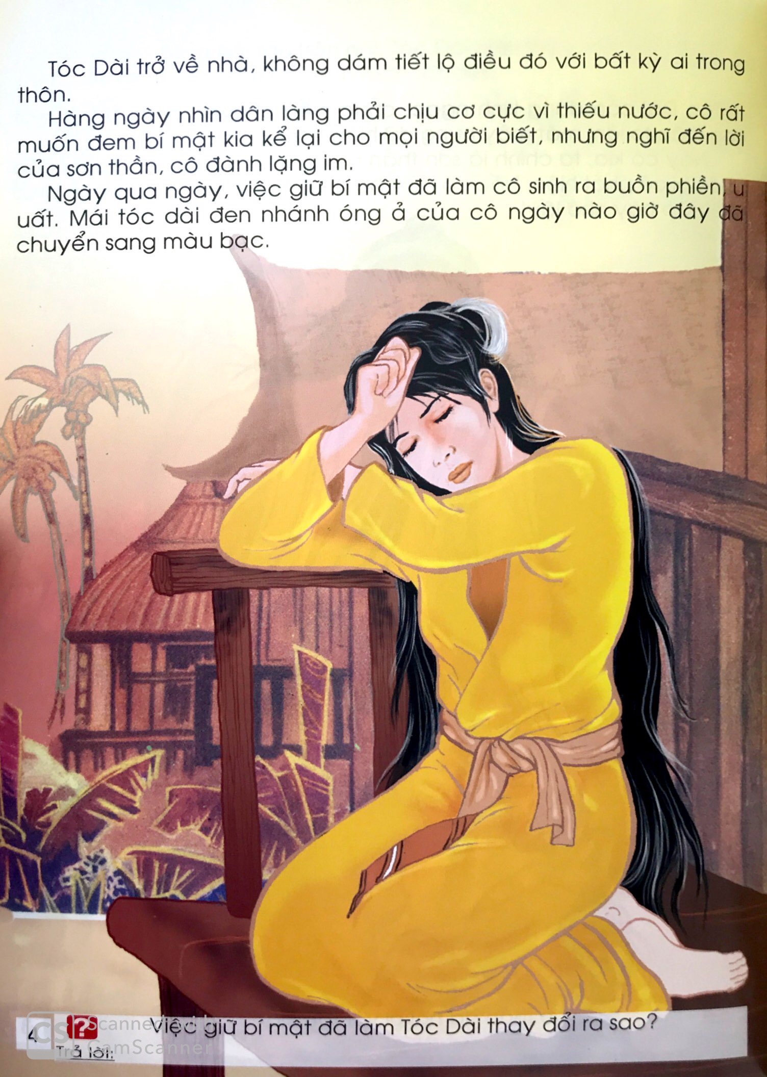 cô gái tóc dài - truyện cổ tích việt nam đặc sắc