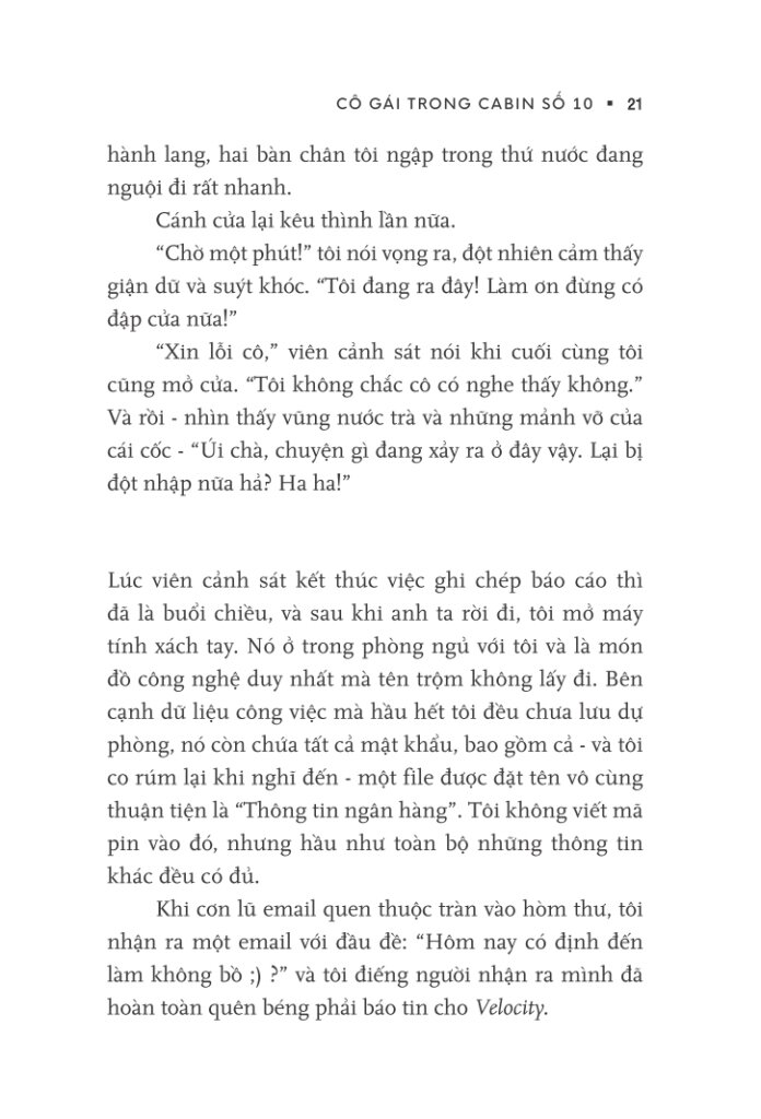 cô gái trong cabin số 10