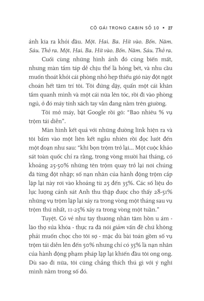 cô gái trong cabin số 10