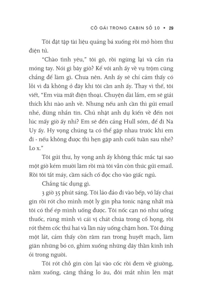 cô gái trong cabin số 10