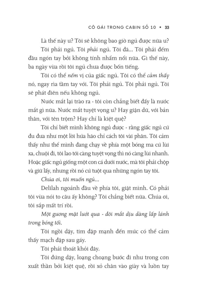 cô gái trong cabin số 10