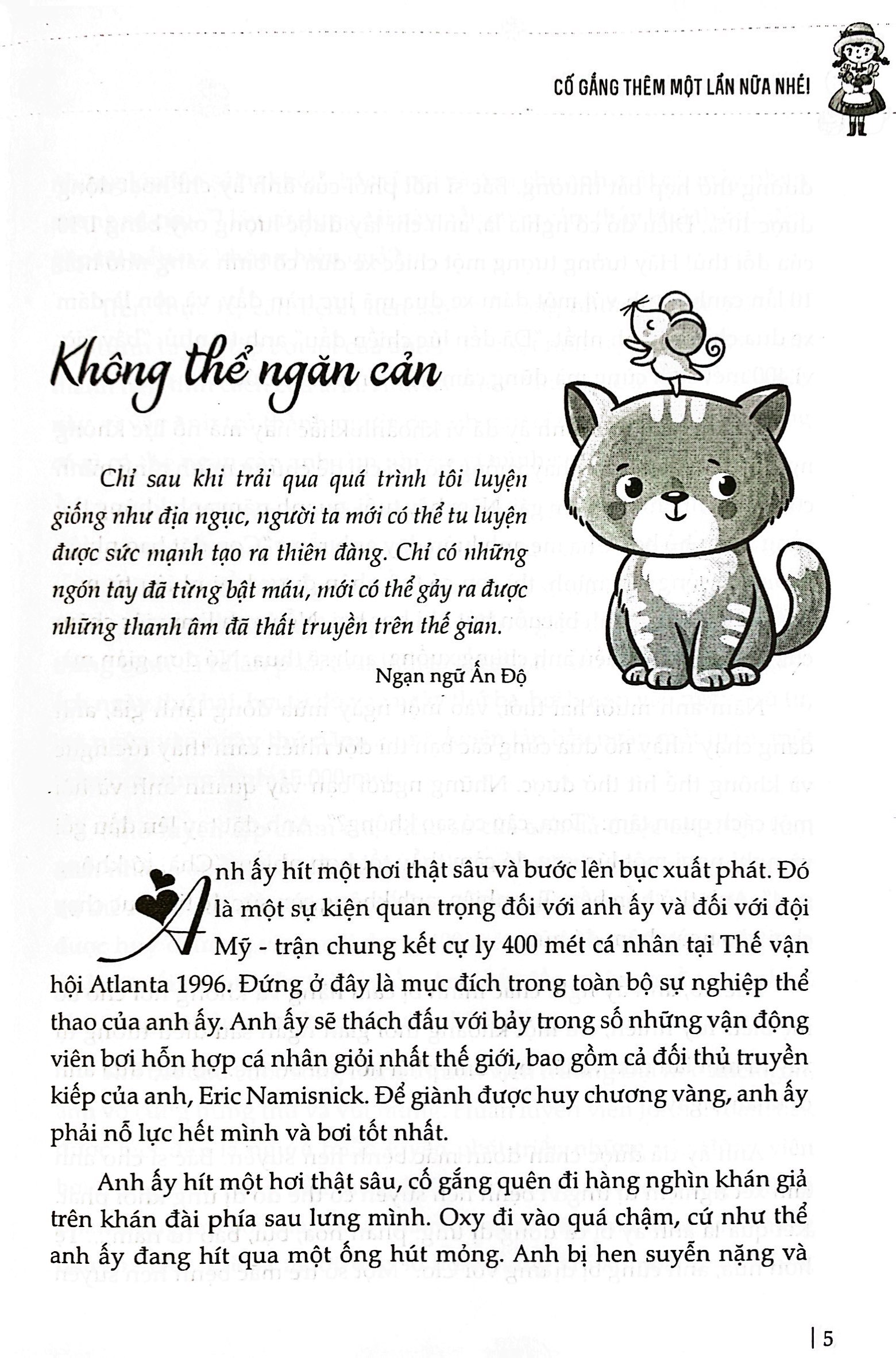 cố gắng thêm một lần nữa nhé - những câu chuyện rèn tính kiên trì