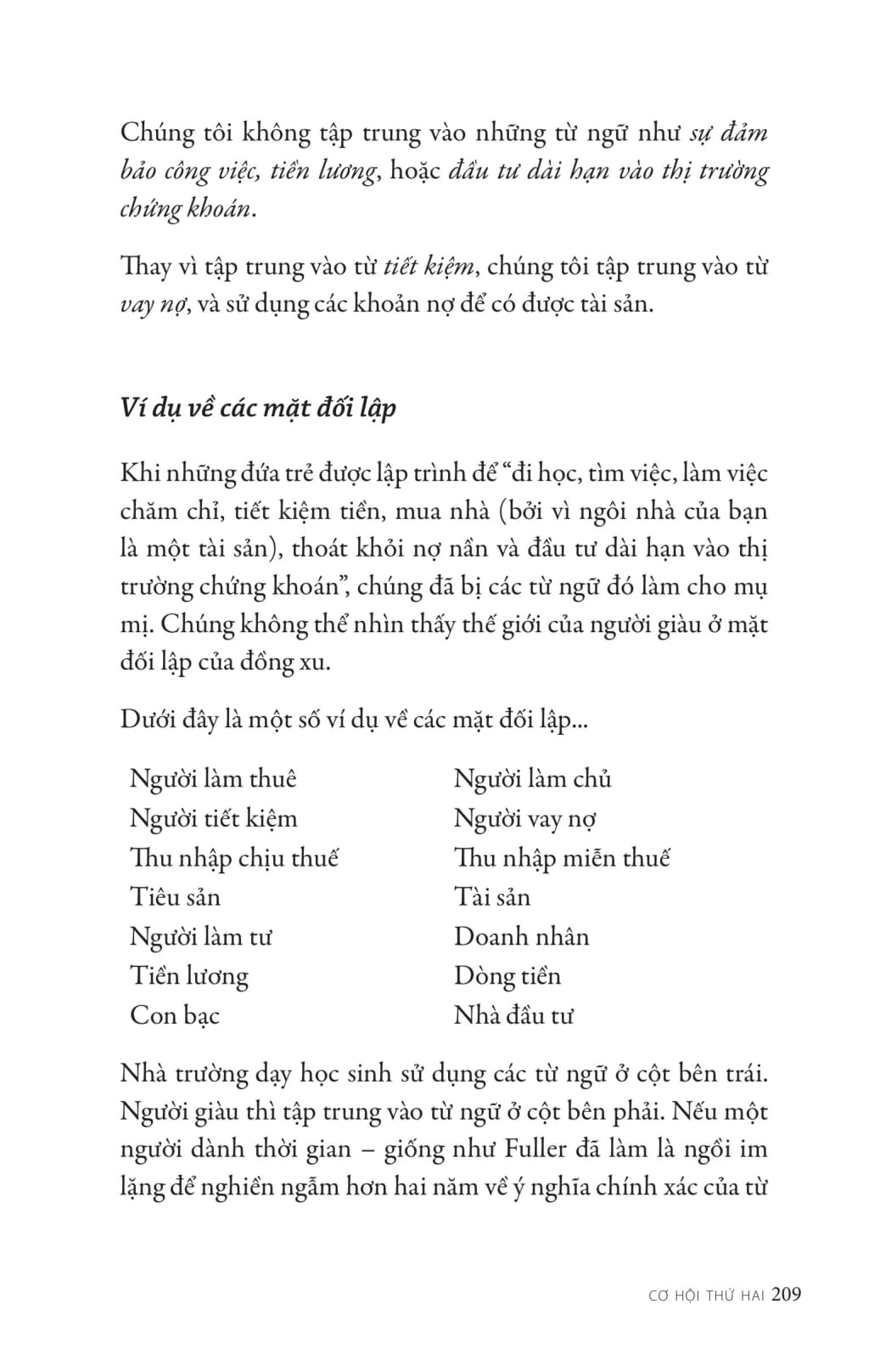 cơ hội thứ hai cho tiền bạc và cuộc đời của bạn và cho thế giới chúng ta