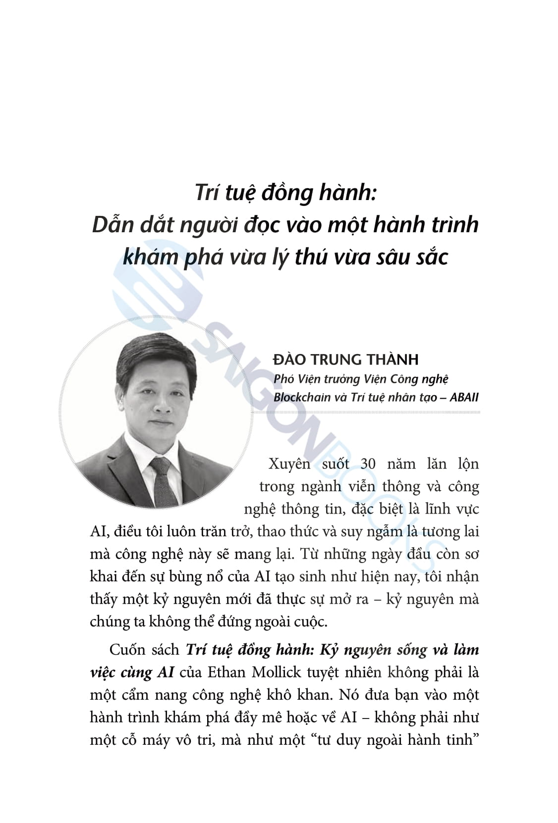 co-intelligence - trí tuệ đồng hành - kỷ nguyên sống và làm việc cùng ai