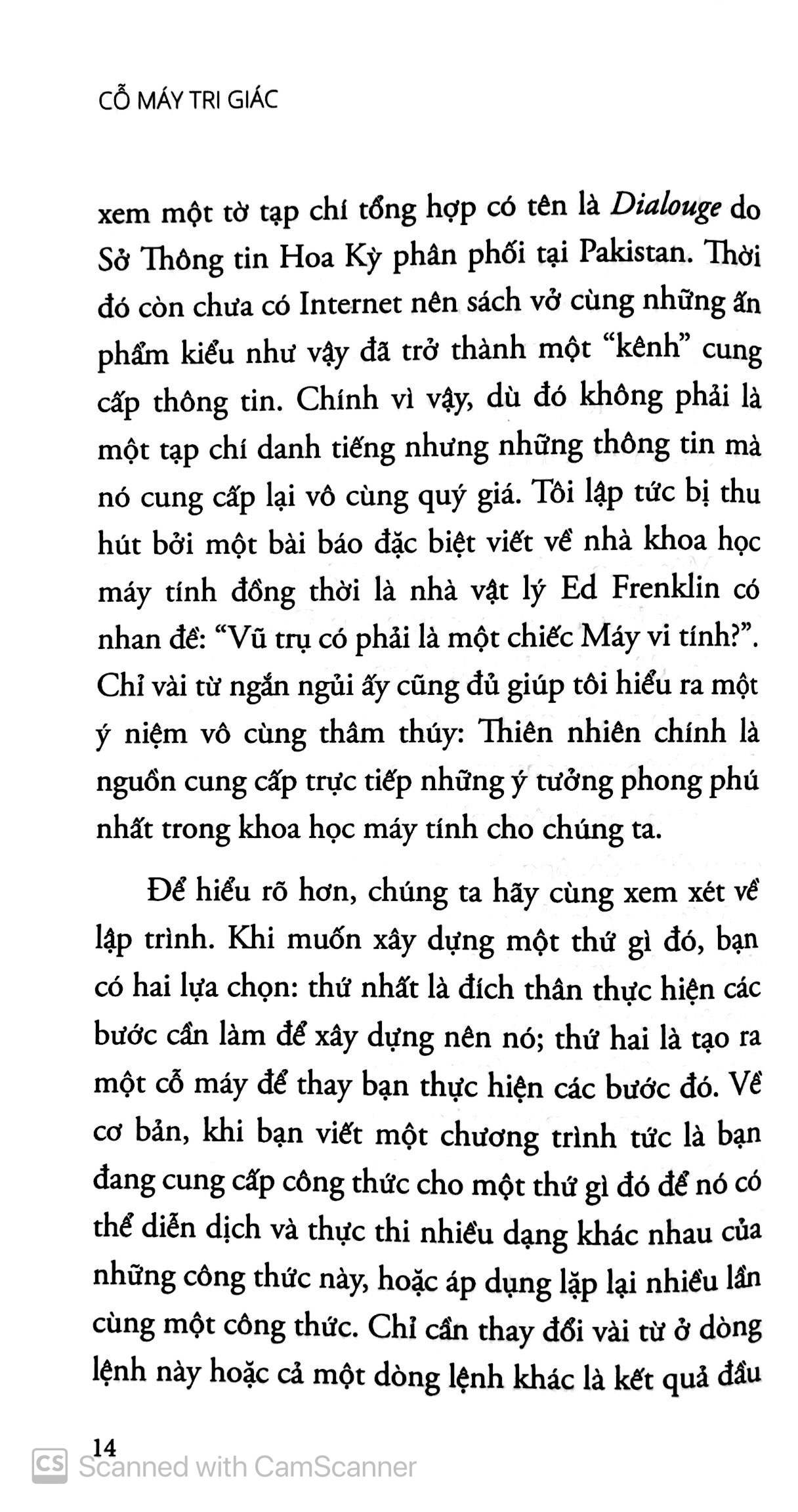 cỗ máy tri giác