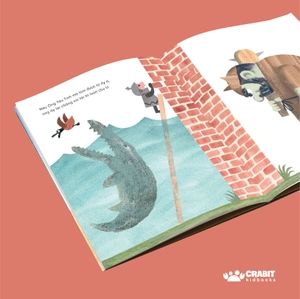 có một bức tường ở giữa trang sách